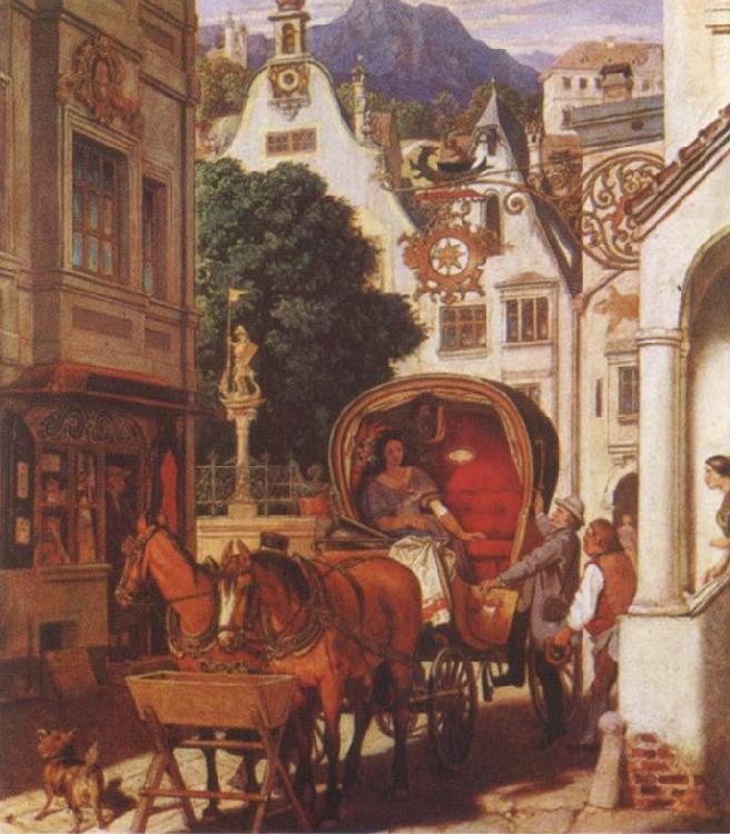 Moritz von Schwind Honeymoon